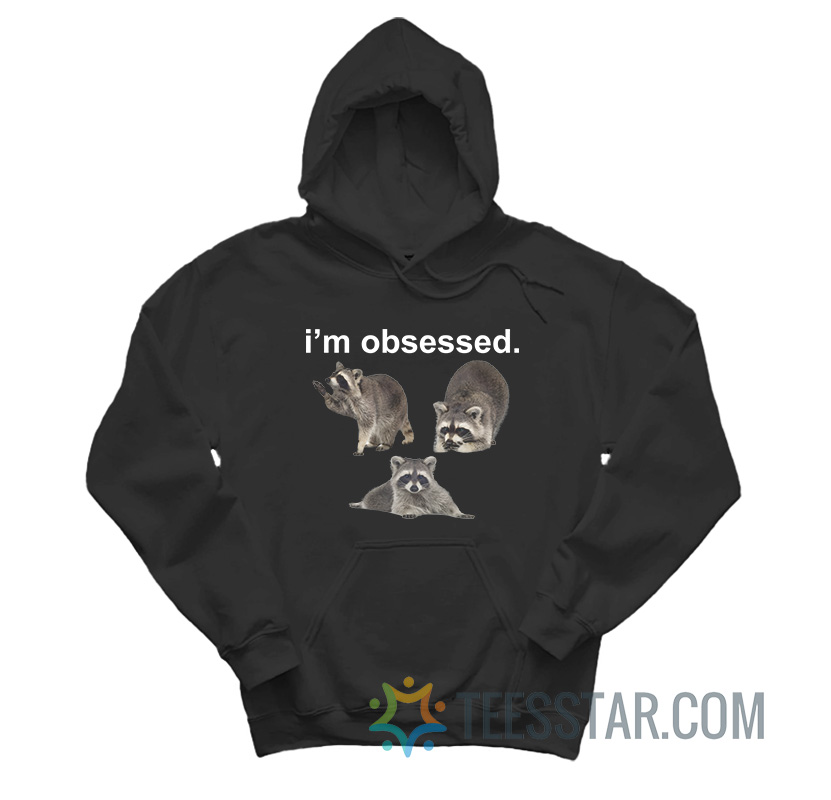 Raccoon I'm Obsessed Hoodie