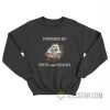 Raccoon Powered By Spite And Snacks Sweatshirt