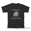 Raccoon Powered By Spite And Snacks T-Shirt
