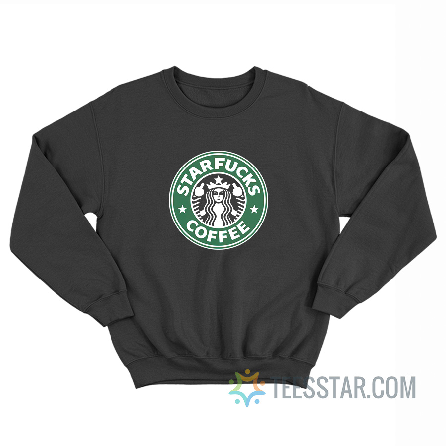 Starfucks Coffee Logo Parody Sweatshirt