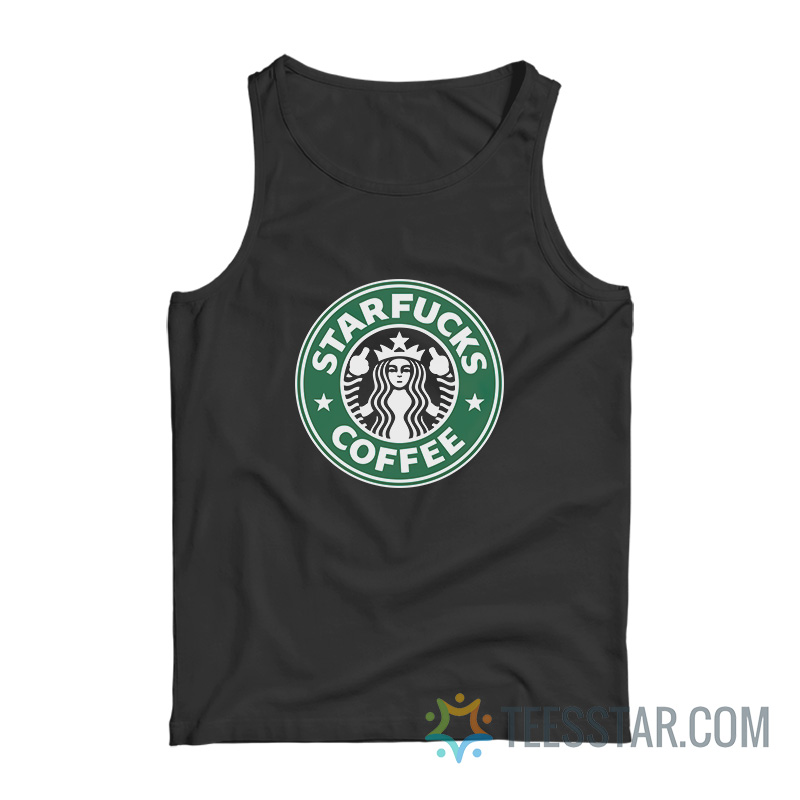 Starfucks Coffee Logo Parody Tank Top
