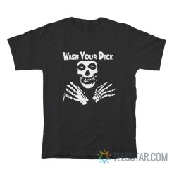 Wash Your Dick Skull Parody T-Shirt
