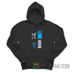 Doctor Who Bill And Ted Not My Time Machine Hoodie