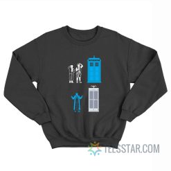 Doctor Who Bill And Ted Not My Time Machine Sweatshirt