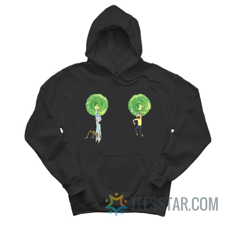 Rick and Morty Boob Warp Hoodie