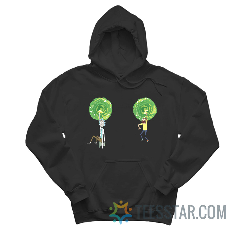 Rick and Morty Boob Warp Hoodie