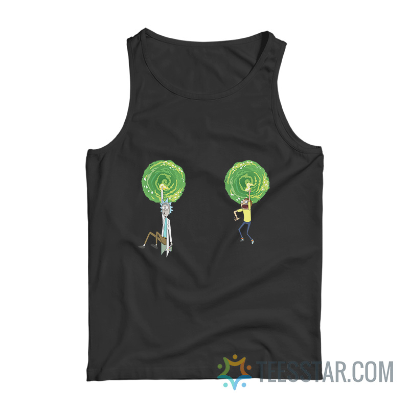 Rick and Morty Boob Warp Tank Top