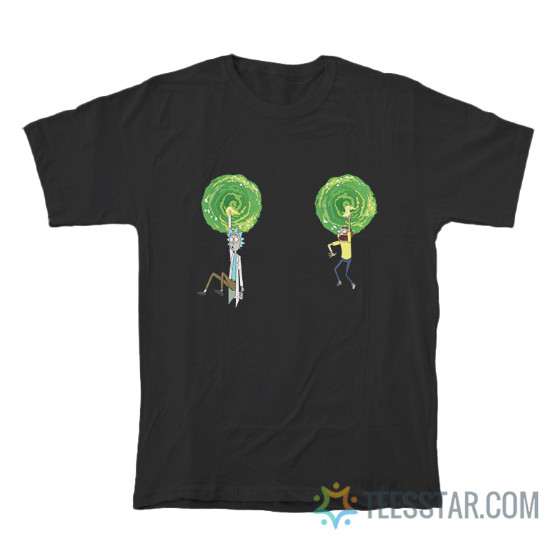 Rick and Morty Boob Warp T-Shirt