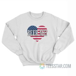 Beer Me Heart American Flag Sweatshirt