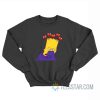 Bart Simpsom Sad Broken Heart Sweatshirt