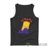 Bart Simpsom Sad Broken Heart Tank Top