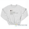 Satan Is The Bad Guy First Oh All I Was The First To Demand Equal Right Sweatshirt
