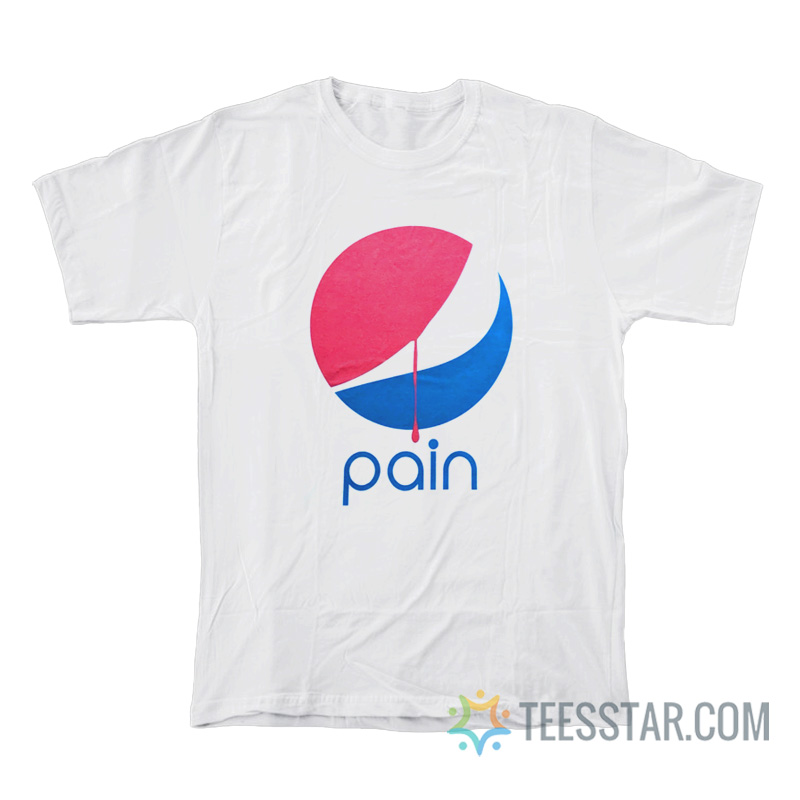 Pain Pepsi Logo Parody T-Shirt