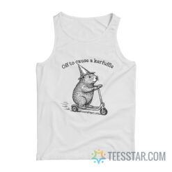 Capybara Off To Cause A Kerfuffle Tank Top