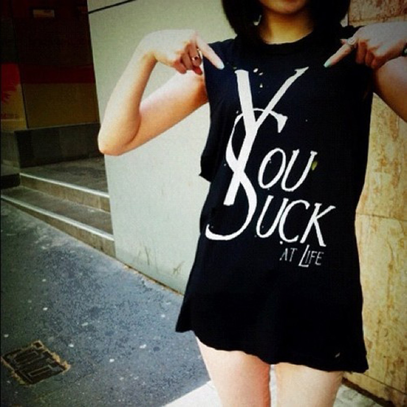 You Suck At Life Parody T-Shirt