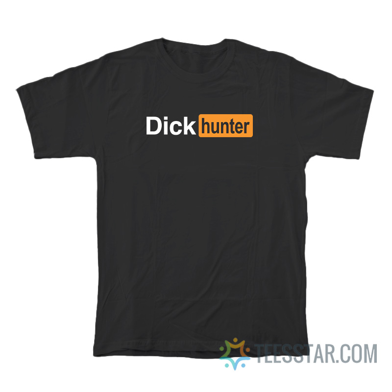 Dick Hunter Pornhub Logo Parody T-Shirt
